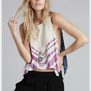 Free People Touch of Love side tie top